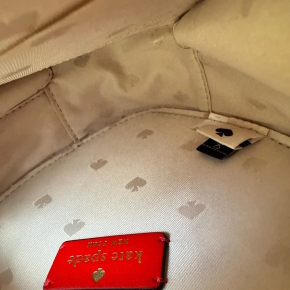 kate spade red heart mini crossbody bag - Picture 13 of 17